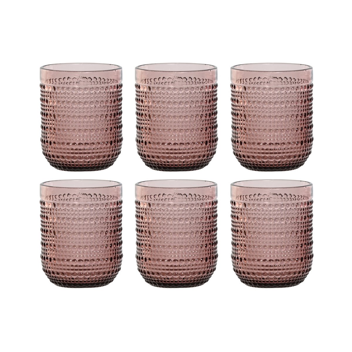 Glas 24 cl Rose (set of 6)