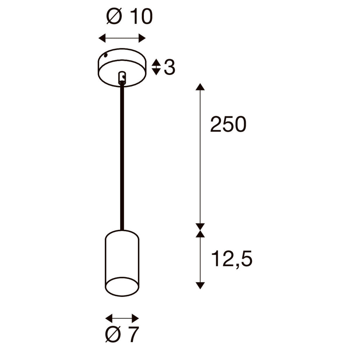 Cylos 1 hanglamp