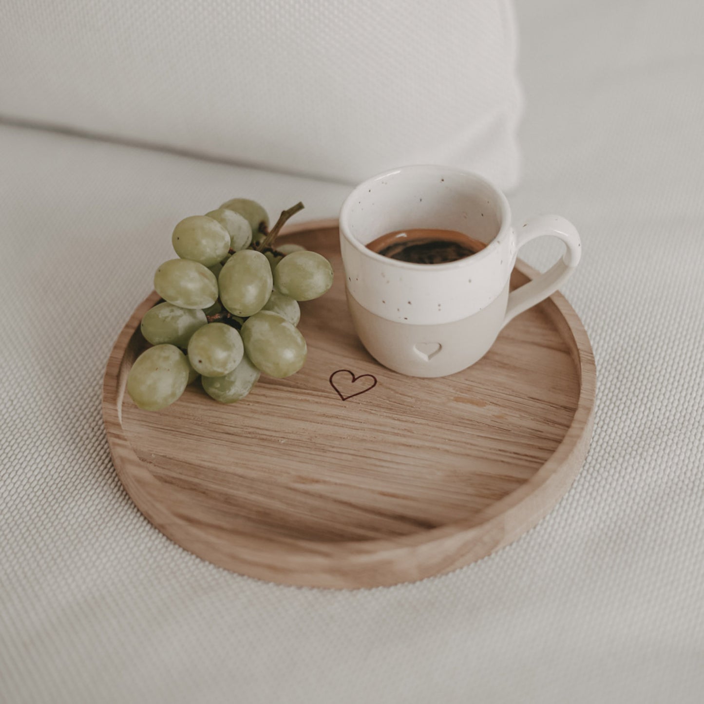 Dienblad Rond "Heart" (set of 3)
